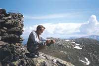 Topptur i Merker, grensefjellet Skarvan